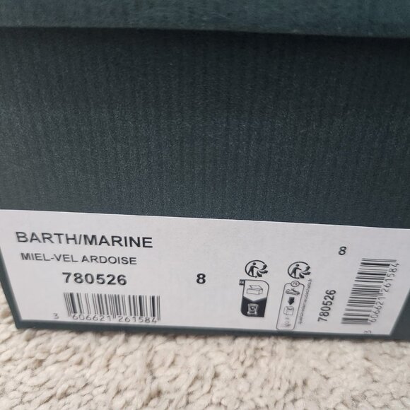 Paraboot-Style “Barth Marine” Dark Grey Suede Boat Shoes | Men’s Driving Loafers - Picture 11 of 12